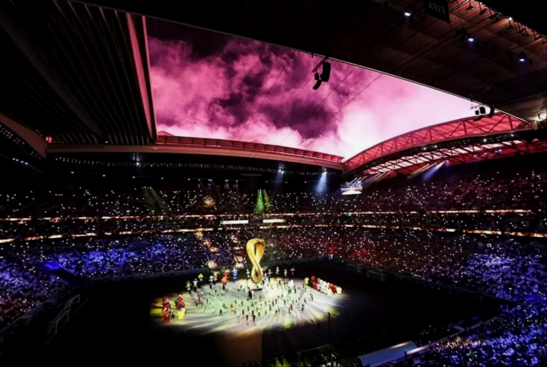 بحفل مبهر وممتع .. أمير قطر يعلن عن إفتتاح مونديال قطر 2022