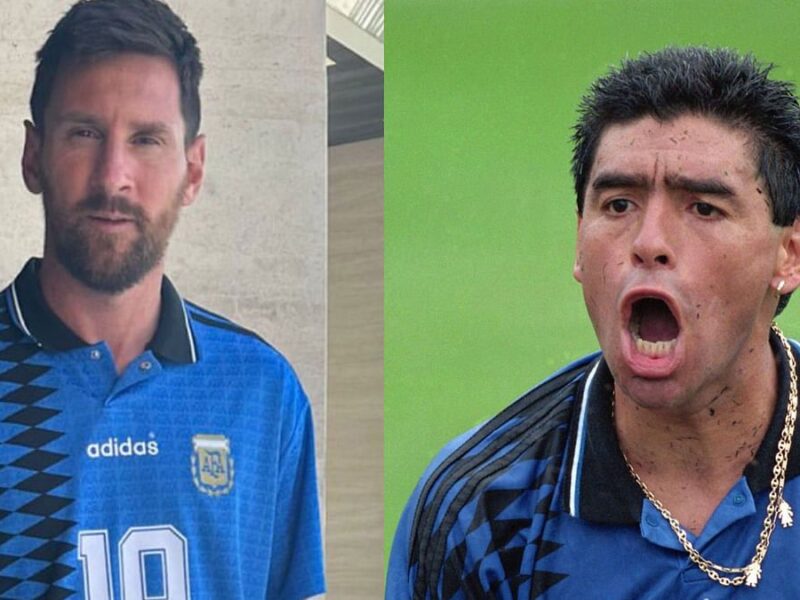 ميسي يعيد جدل كأس العالم 2026 بآخر قميص لمارادونا
